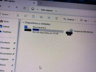 Portátil HP Rojo