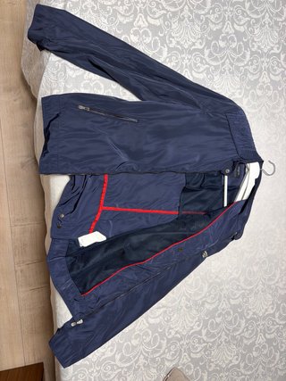 Chaqueta de entretiempo Sidecar azul.