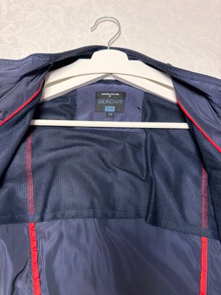 Chaqueta de entretiempo Sidecar azul.