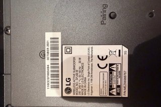 Barra de Sonido LG con Subwoofer