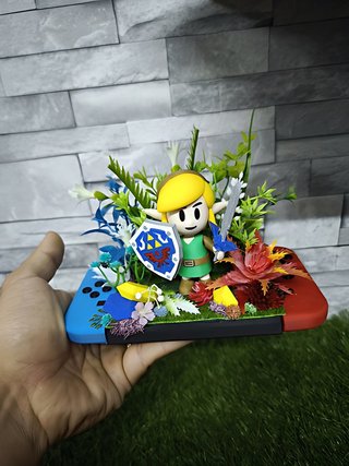 Diorama consola Nintendo Switch Link Zelda