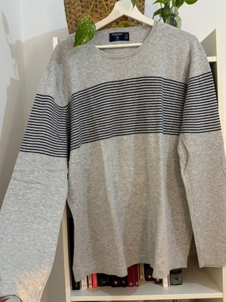 Jersey Springfield gris rayas hombre XXL