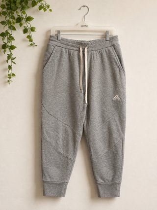 Pantalón Jogger Adidas Gris Deportivo
