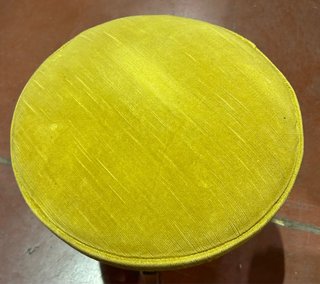 Taburete Redondo Amarillo