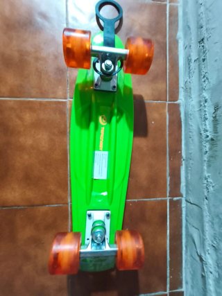 Patín verde para niños
