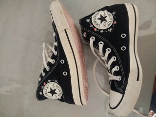 Zapatillas Converse Altas Bordadas