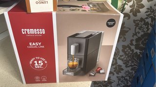 Cafetera Cremesso Easy Midnight Black