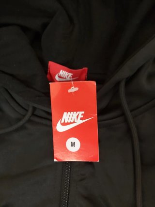 Sudadera Nike Negra con Cremallera