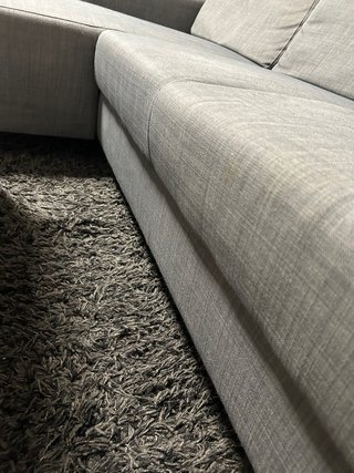 Sofá Chaiselongue Ikea Gris