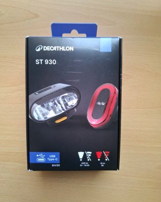 Luz Bicicleta Decathlon ST930 USB-C