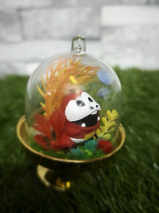 Cúpula terrario Fuecoco Pokémon · mini diorama
