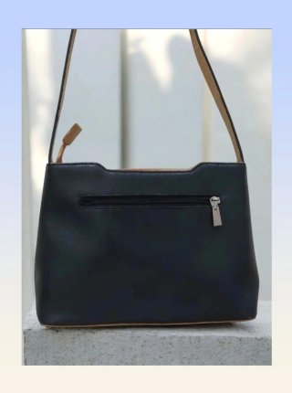 Bolso de hombro negro Arena Milano