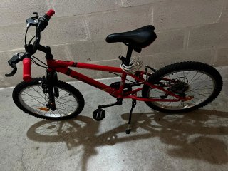 Bicicleta Infantil Btwin Roja
