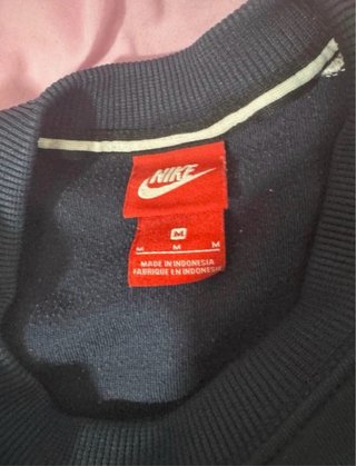 Sudadera Nike Azul y Blanca Talla M
