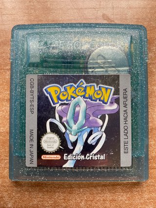 Pokémon Cristal Game Boy Color CGB-BYTS-ESP