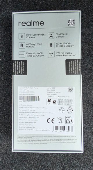 Realme 16 5G 256GB y 8 de Ram