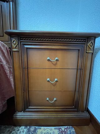 Dormitorio Completo Madera Clásico Cama articulada