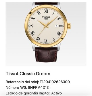 Tissot Classic Dream 42mm Reloj Suizo