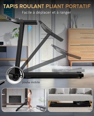 Zeporix Cinta de Correr Plegable Andar - Caminador
