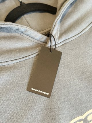 Sudadera Cold Culture Talla L Azul grisáceo.