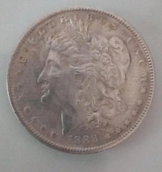 Dólar Morgan Reproducción 1883