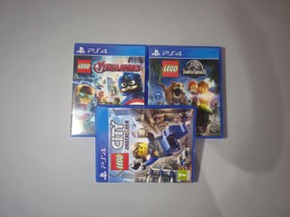 Pack 3 Videojuegos LEGO para PS4