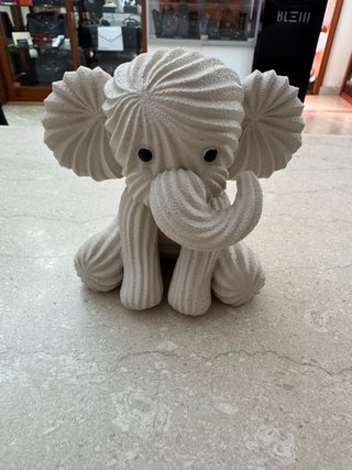 Elefantino in resina decorativo