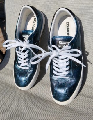 Converse All Stars blu metallizzato
