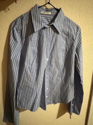 Camisa Bershka rayas azul Talla M