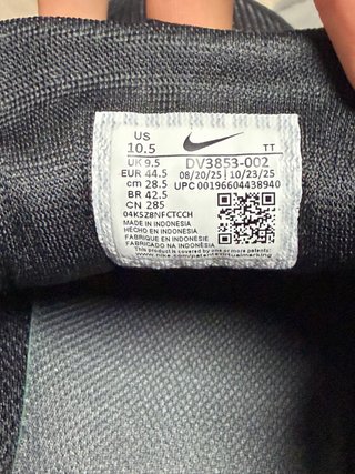 Zapatillas Nike Pegasus 40 Negras Nuevas