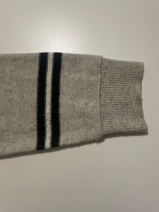 Jersey Gap gris L rayas negras