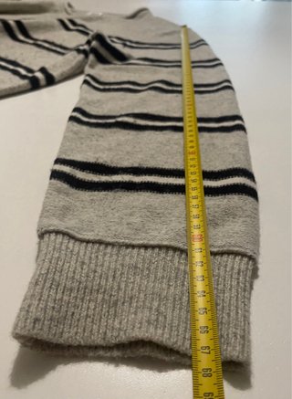 Jersey Gap gris L rayas negras
