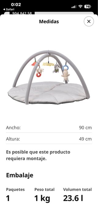 Gimnasio para bebé IKEA Gulligast