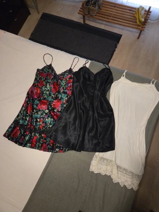 Vestidos lenceros,  camisón estampado