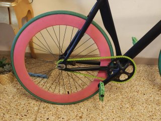 Bicicleta Fixie Piñón Fijo Contra Pedal