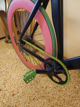 Bicicleta Fixie Piñón Fijo Contra Pedal
