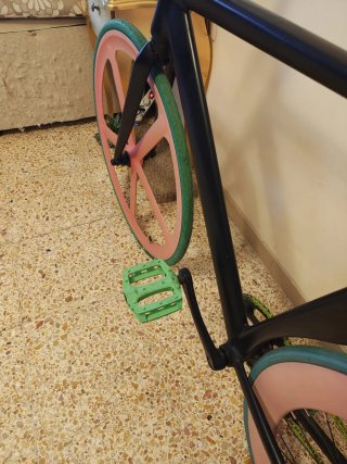 Bicicleta Fixie Piñón Fijo Contra Pedal