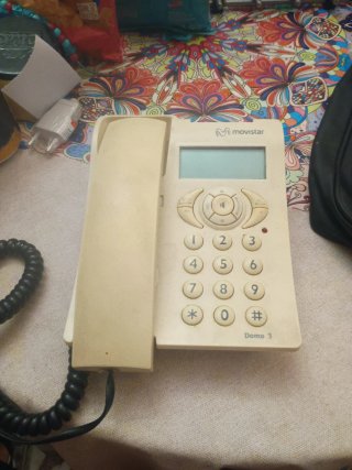 Teléfono Fijo Movistar Domo 3 Beige