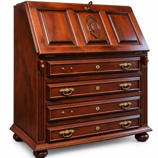Escritorio antiguo de madera