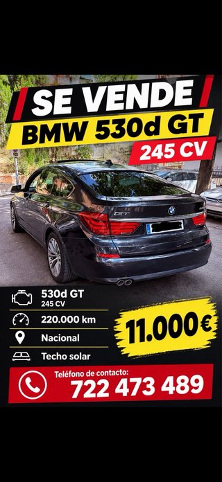 BMW Serie 530d gt 245cv 220000km