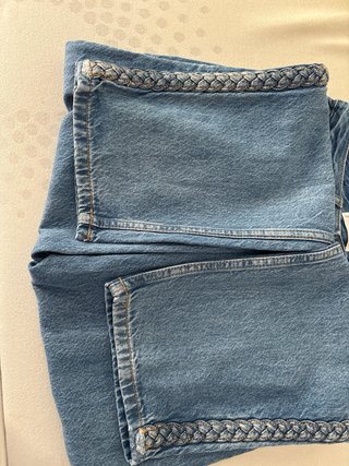 Vaqueros Mango Trenzados Talla M (equivale a 34)