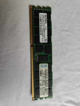 Módulo RAM ELPIDA 16GB DDR3 L PC3L-10600R