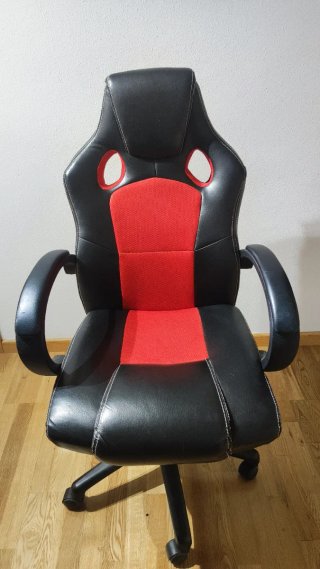 Silla Gaming Negra y Roja