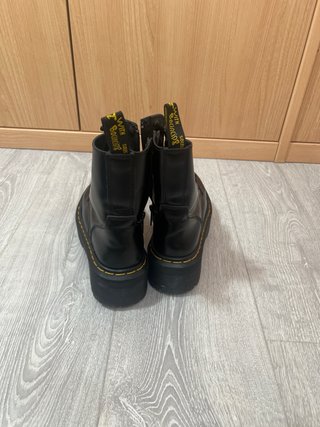 Botas negras  con plataforma mujer