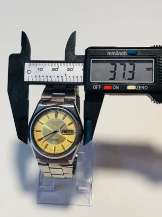 Reloj Seiko 5 Dorado Vintage 7009 Automático