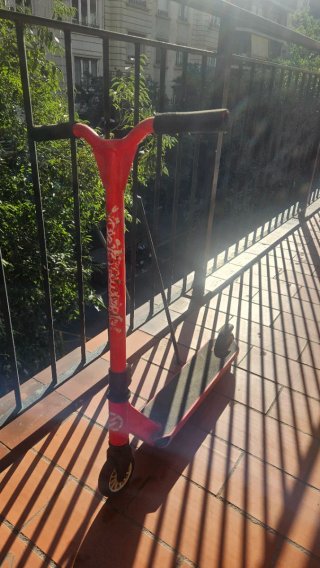 Patinete rojo decathlon