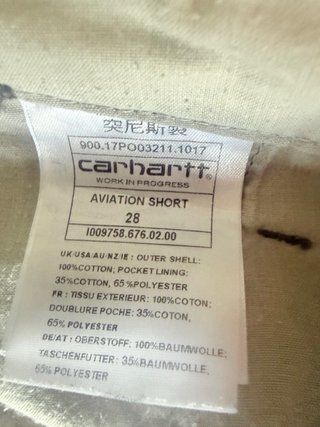 Pantalones Carhartt WIP Camuflaje Talla 28