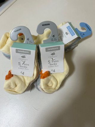 Pack 5 pares calcetines dos de bebé uno de 36 mese
