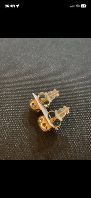Pendientes de Corazón Oro Laminado 14k