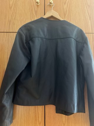 Cazadora Piel Negra Talla 42